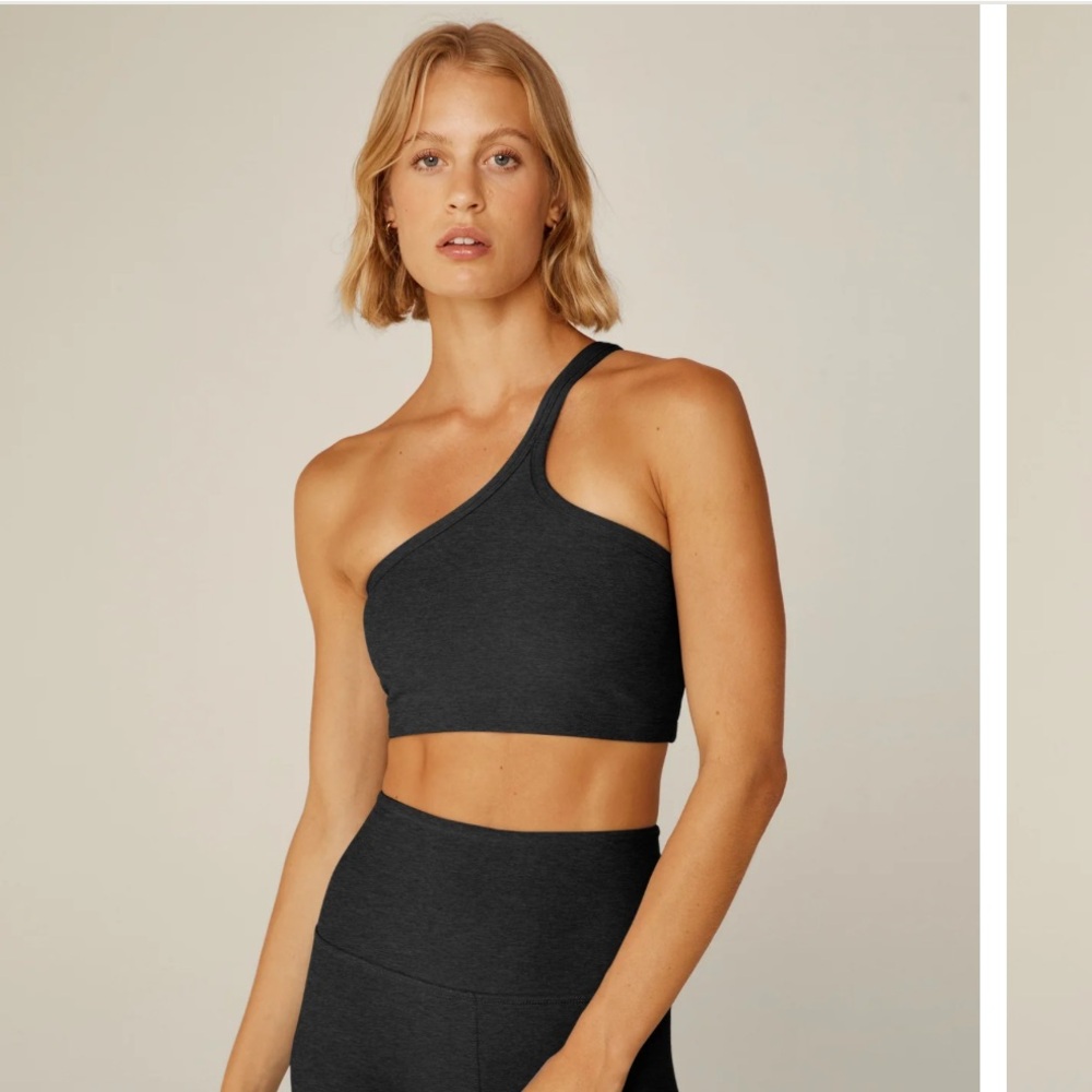 Beyond Yoga SpaceDye One Up Bra in Darkest Night